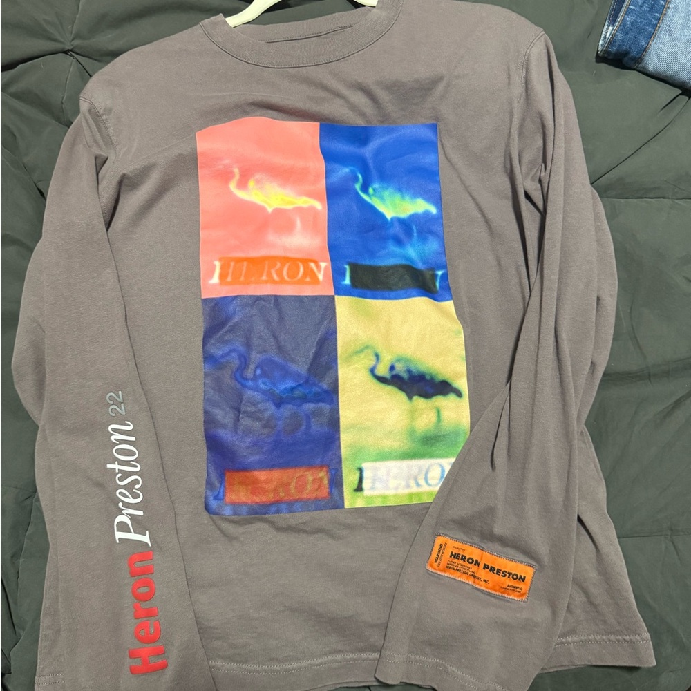 Men’s Heron Preston Long Sleeve T- Shirt